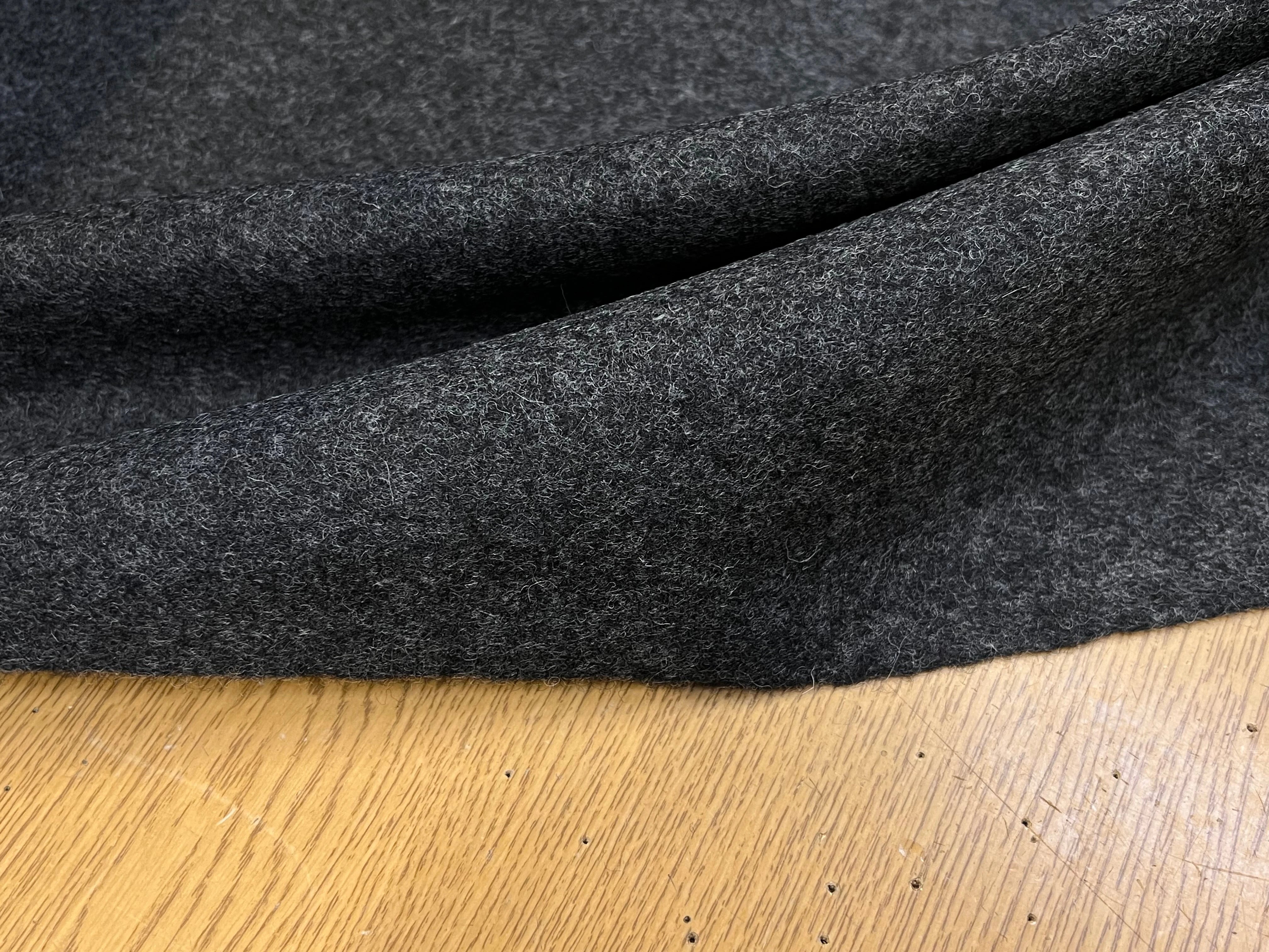 CABAN DE LAINE GRIS CHINÉ 100% LAINE FABRICATION FRANÇAISE - My Little Coupon