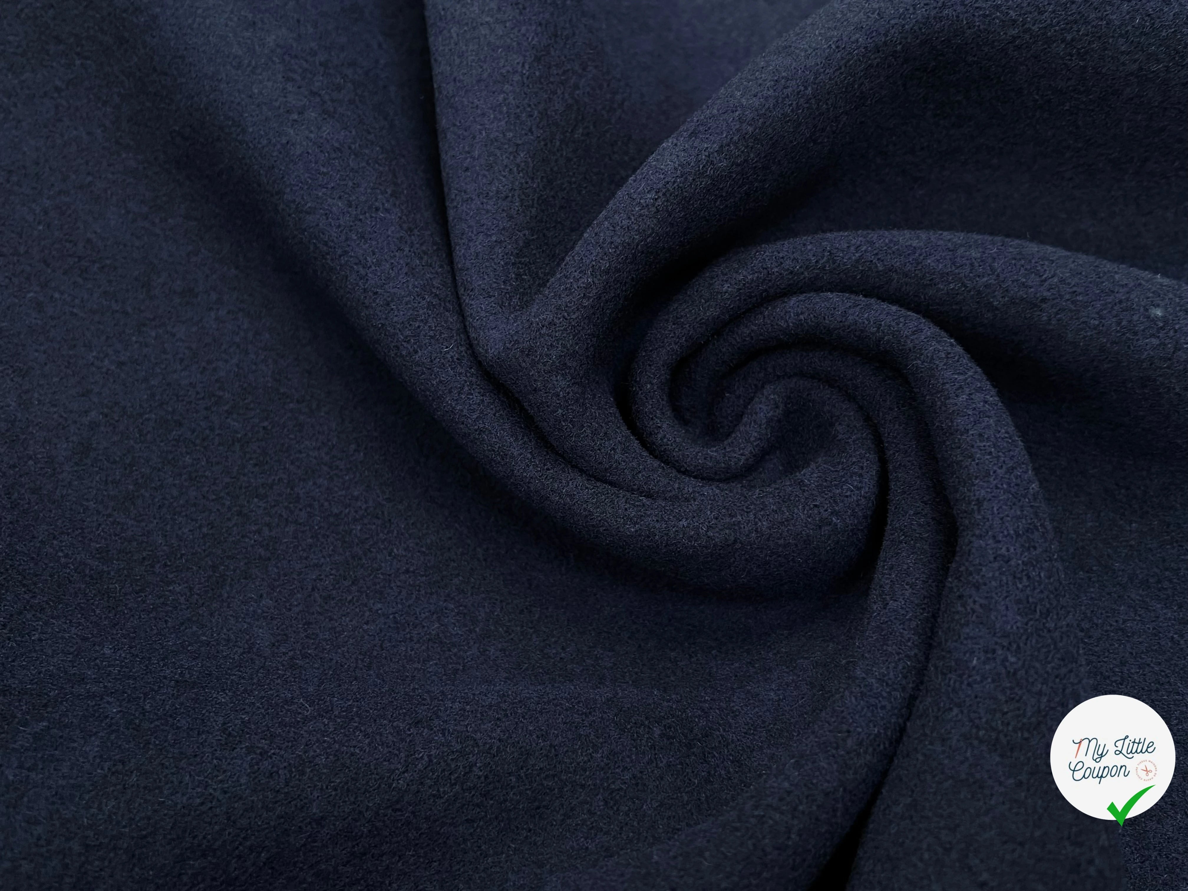 CABAN DE LAINE LOURD BELLE TENUE MARINE 100% LAINE - My Little Coupon