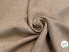 CABAN DE LAINE LOURD MARRON EFFET BOUCLE CHINÉ ULTRA BEAU - My Little Coupon