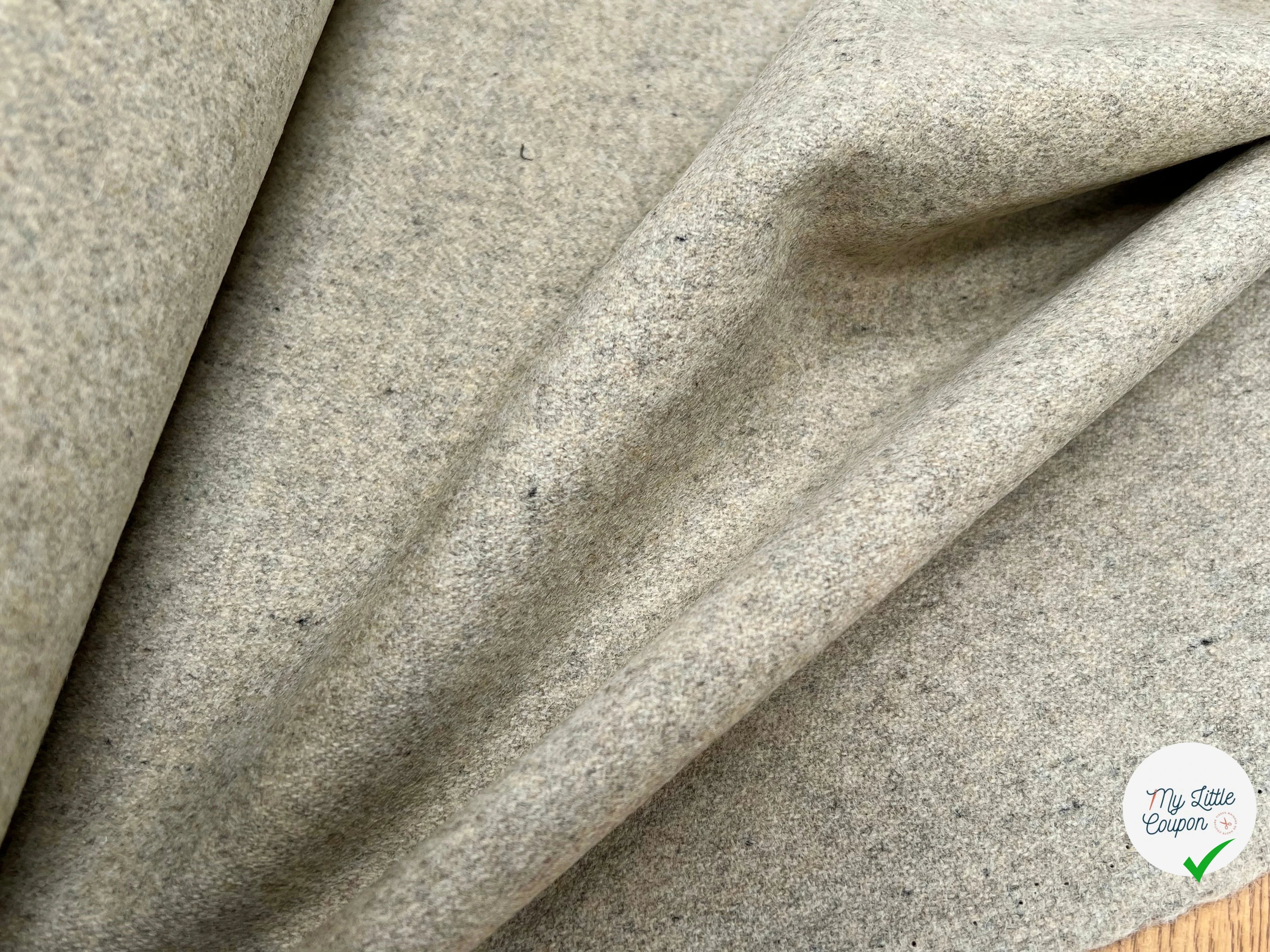 CABAN DE LAINE SABLE CHINÉ 100% LAINE FABRICATION FRAÇAISE - My Little Coupon