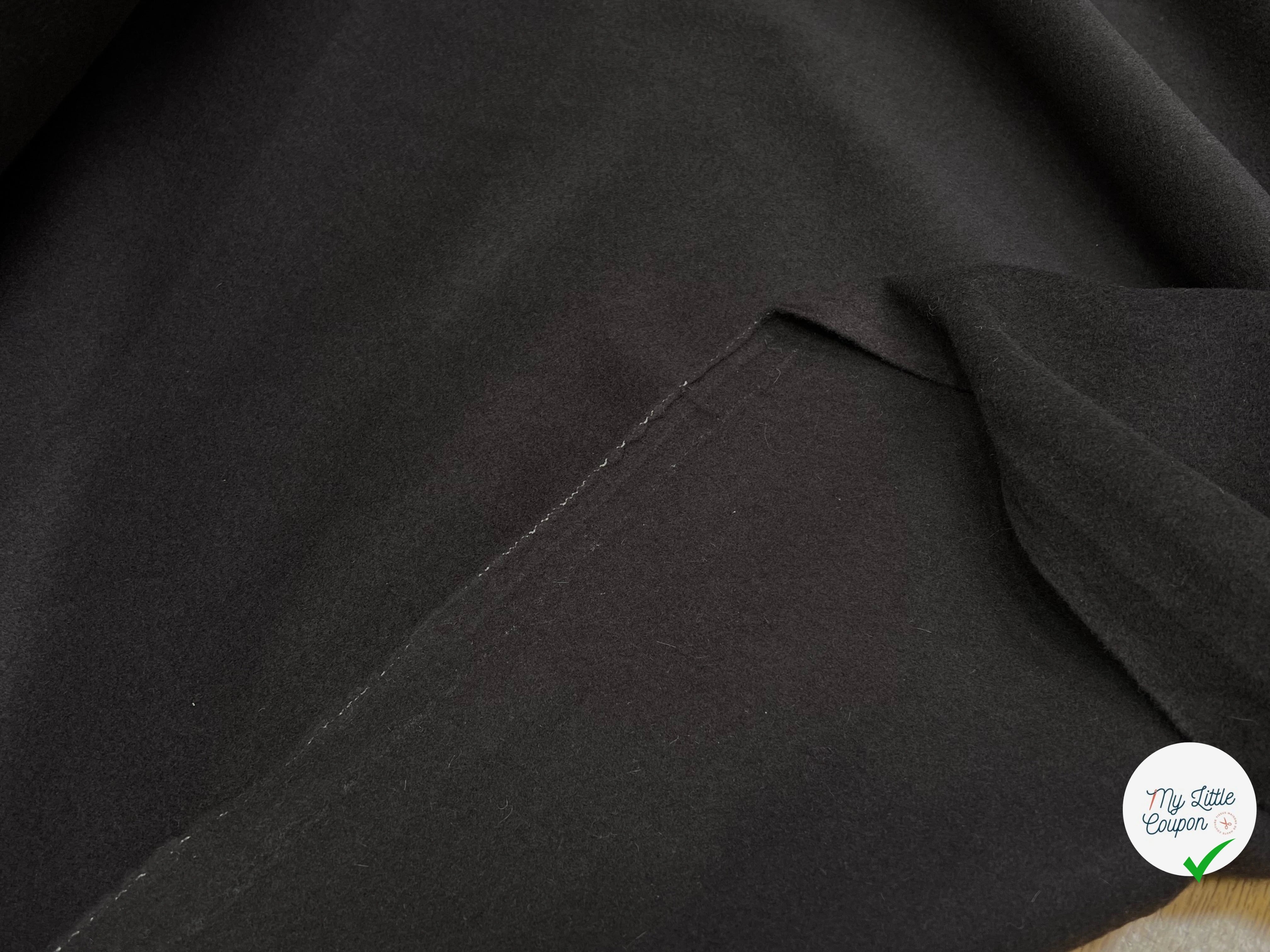 CABAN DE LAINE VIERGE MARRON 15% CACHEMIRE - My Little Coupon