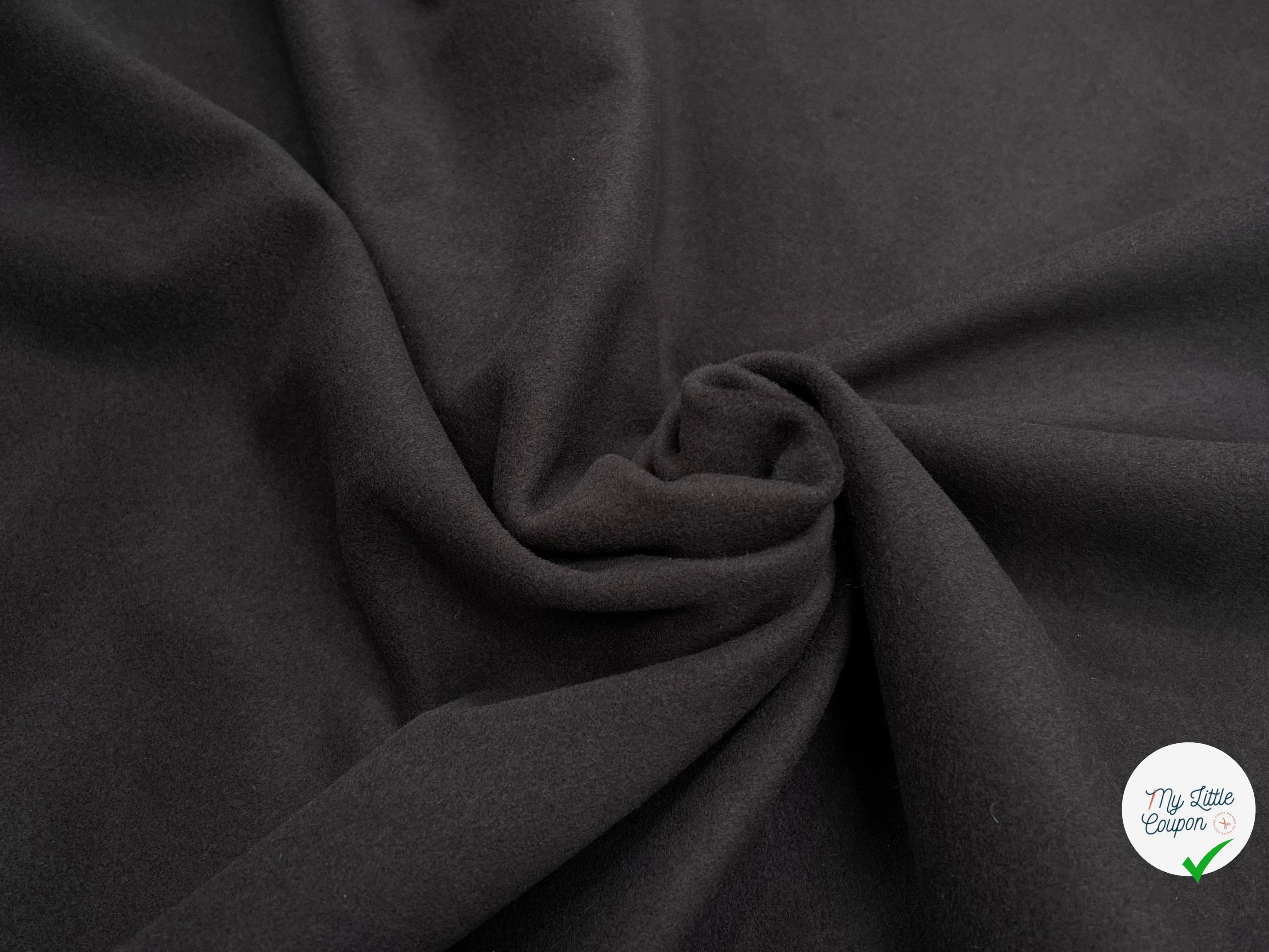 CABAN DE LAINE VIERGE MARRON 15% CACHEMIRE - My Little Coupon