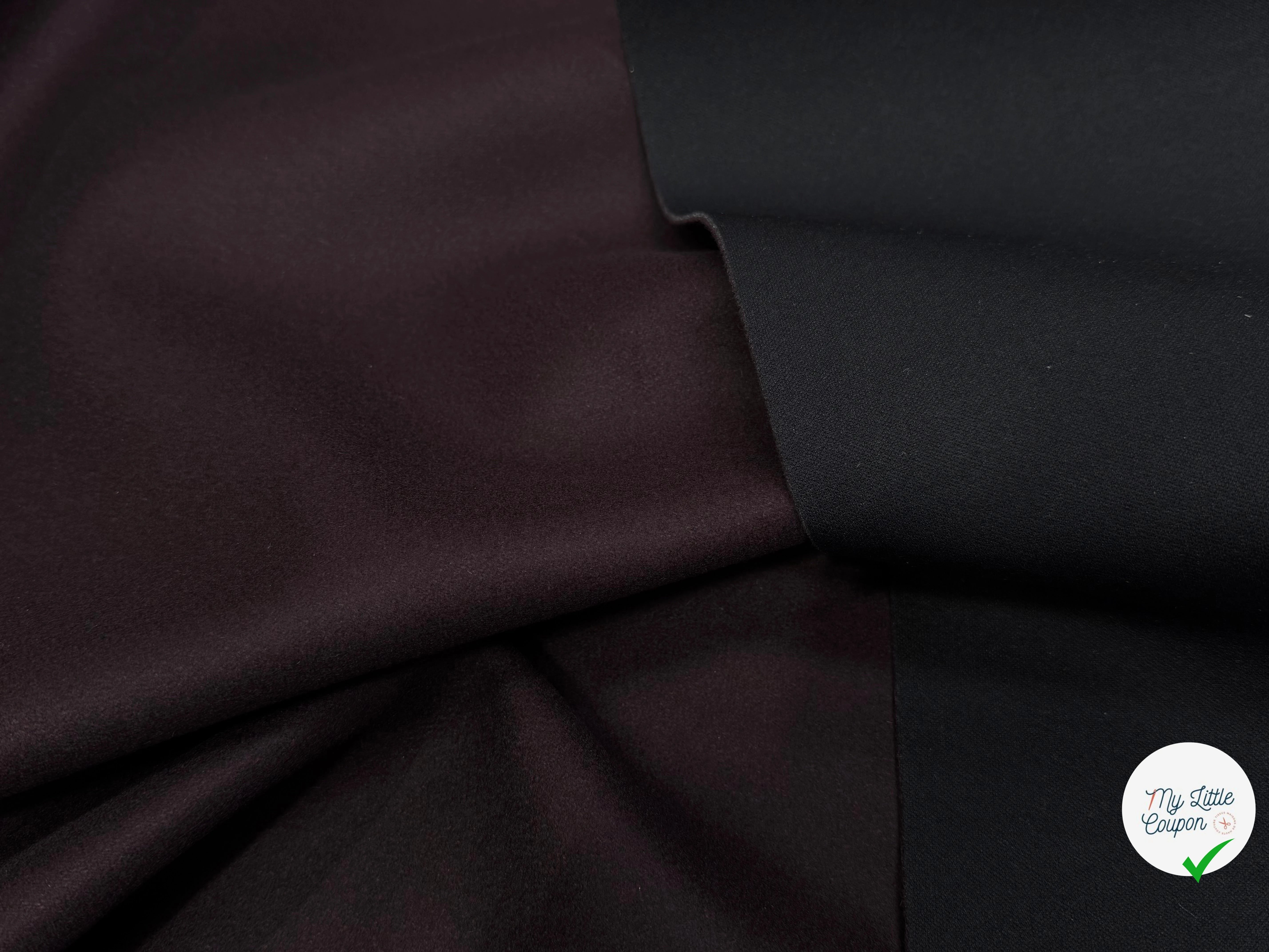 CABAN LAINE CONTRECOLLE CHOCO BORDEAUX - My Little Coupon