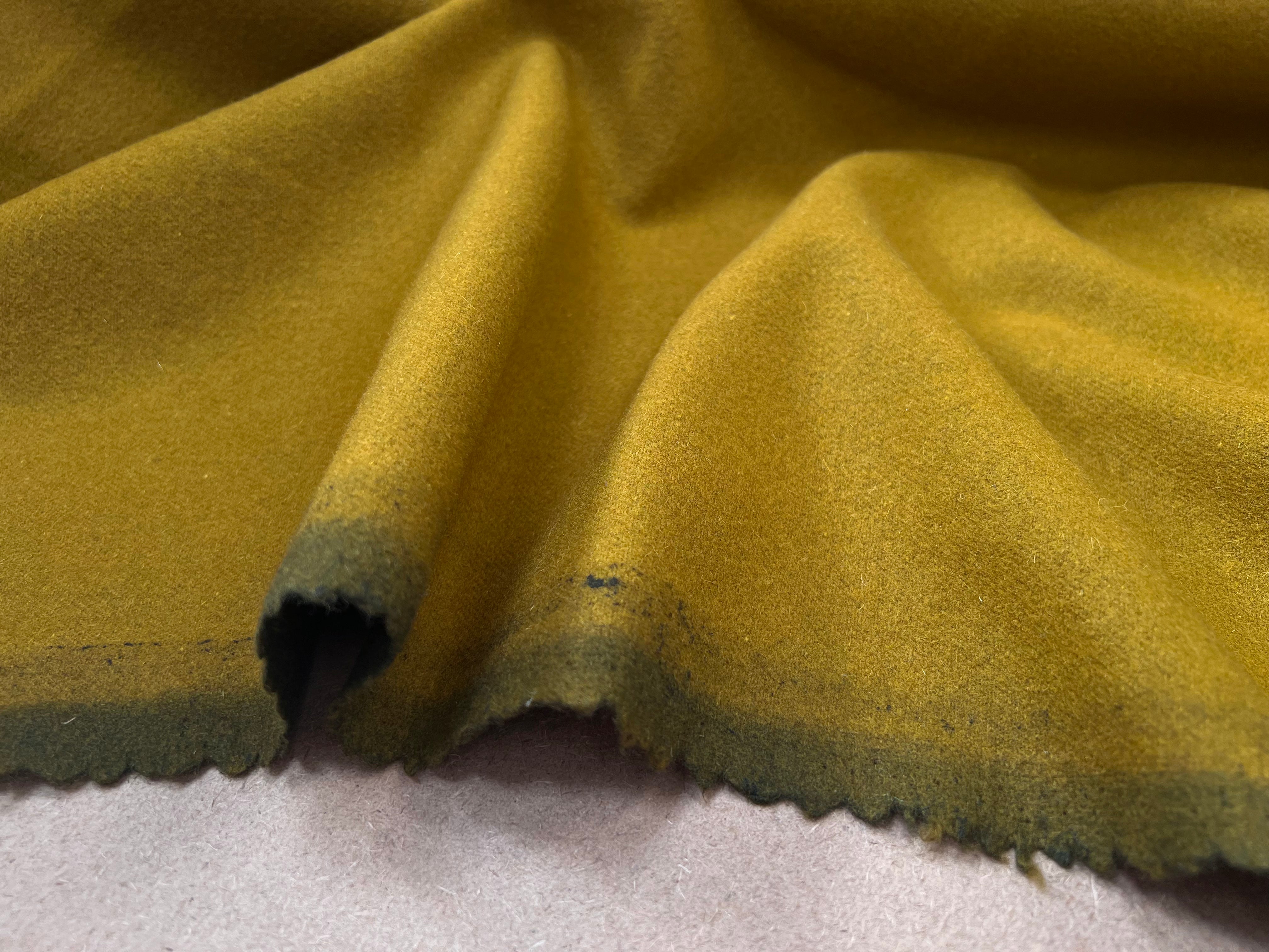 CABAN MOUTARDE BI FACE KHAKI 80% LAINE VIERGE - My Little Coupon