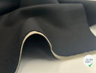 CABAN SERGÉ NOIR CONTRECOLLÉ POLYURÉTHANE NOIR - My Little Coupon - tissu - coudre