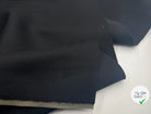 CABAN SERGÉ NOIR CONTRECOLLÉ POLYURÉTHANE NOIR - My Little Coupon - tissu - coudre
