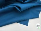 CABAN STRIÉ BLEU VERT CONTRECOLLÉ JERSEY NOIR - My Little Coupon - tissu - coudre