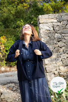 CABAN UNI BLEU MARINE - My Little Coupon