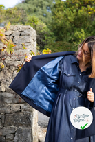 CABAN UNI BLEU MARINE - My Little Coupon