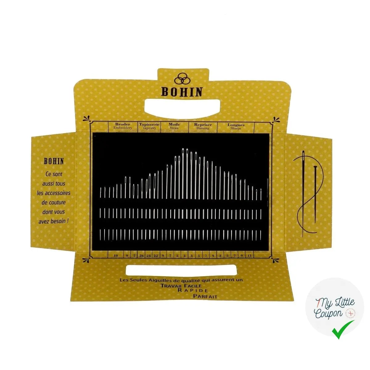 CARNET DE 40 AIGUILLES "FEERIE DE NOEL" - My Little Coupon