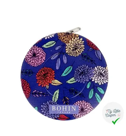 CENTIMÈTRE ENROULEUR BLOSSOM BLEU - My Little Coupon