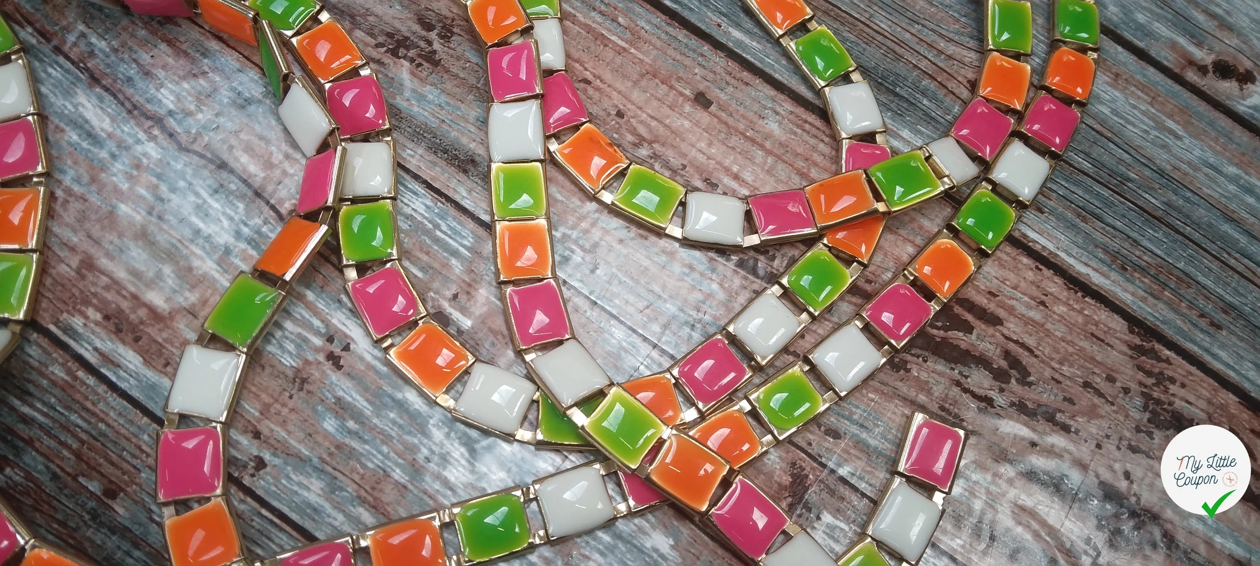 CHAÎNE MOSAÏQUE SWEET COLOR - My Little Coupon