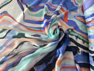 CHIFFON DE SOIE IMPRIMÉ AQUA WAVE MLC INTERN