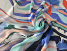 CHIFFON DE SOIE IMPRIMÉ AQUA WAVE MLC INTERN