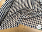 CHIFFON IMPRIMÉ MOTIFS CIRCULAIRES À OMBRE FOND BEIGE - My Little Coupon