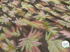 CHIFFON PRINTED CHAMP DE BLÉ VERT KAKI TEINTURE - My Little Coupon