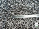 CHIFFON PRINTED FEU D'ARTIFICES FOND MARINE - My Little Coupon