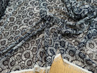 CHIFFON PRINTED FEU D'ARTIFICES FOND MARINE - My Little Coupon