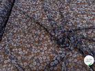 CHIFFON PRINTED FEU D'ARTIFICES MULTICOLORES FOND MARINE - My Little Coupon