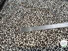 CHIFFON PRINTED FLUIDE BLACK OFF WHITE MOTIF ANIMAL - My Little Coupon
