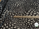 CHIFFON PRINTED PAPILLONS FOND NOIR - My Little Coupon