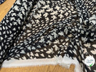CHIFFON PRINTED PAPILLONS FOND NOIR - My Little Coupon