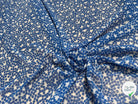 CHIFFON PRINTED POIS BULLES BLEU - My Little Coupon