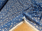 CHIFFON PRINTED POIS BULLES BLEU - My Little Coupon