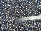 CHIFFON PRINTED POIS BULLES MARINE - My Little Coupon