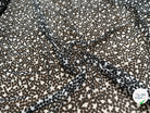 CHIFFON PRINTED POIS BULLES NOIR - My Little Coupon