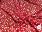 CHIFFON PRINTED POIS BULLES ROUGE - My Little Coupon