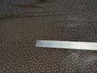 CHIFFON PRINTED POIS MINI LOSANGES FOND NOIR - My Little Coupon