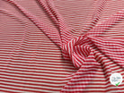 CHIFFON PRINTED RAYURES ROUGE - My Little Coupon