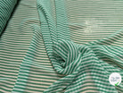 CHIFFON PRINTED RAYURES VERTES - My Little Coupon