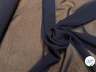 CHIFFON UNI BLEU MARINE - My Little Coupon