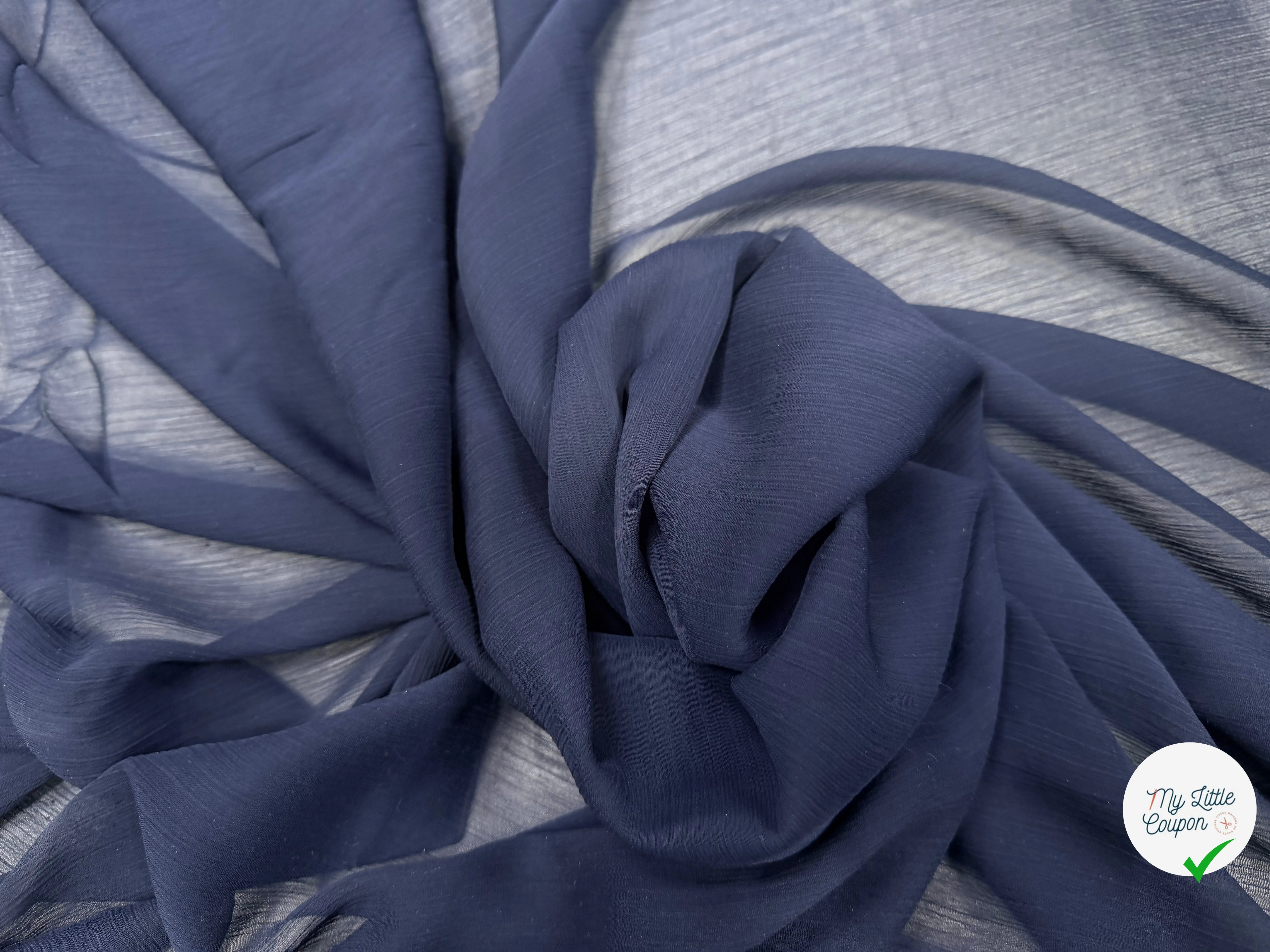 CHIFFON YORYU NAVY - My Little Coupon