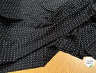 (CHUTE) JERSEY VISCOSE FROIDE FLUIDE MOTIF À POIS ULTRA STRETCH - My Little Coupon