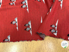 (CHUTE) MAILLE JACQUARD ESPRIT MILANO IMPRIMÉ PINGOUINS ROUGE ORANGÉ - My Little Coupon