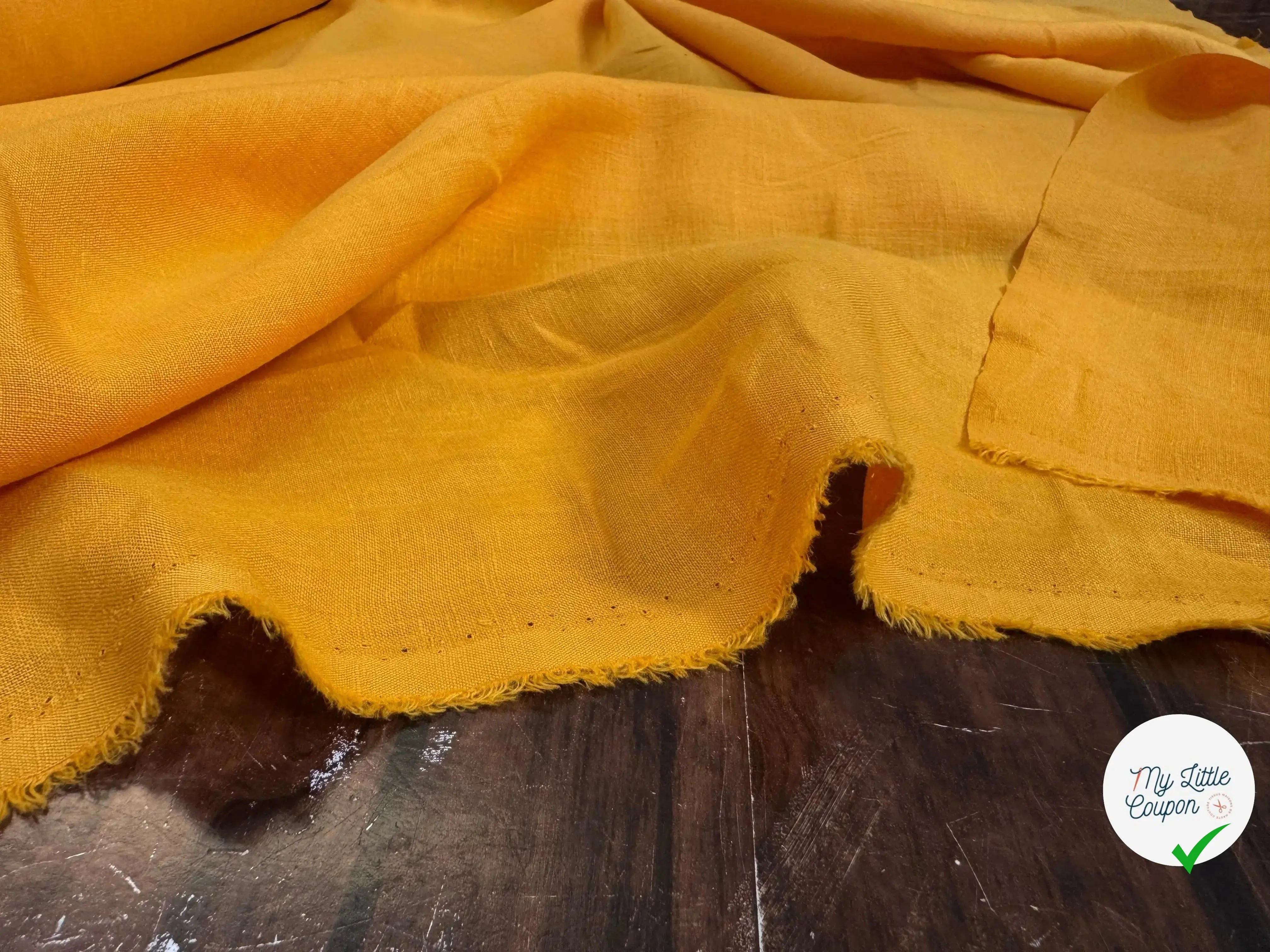 SOFT LINEN VOILE, Dark Honey - My Little Coupon