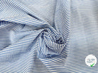 ( CHUTE) TISSU BLEU MARINE POPELINE - TOILE CARREAU MARINE (29) - My Little Coupon