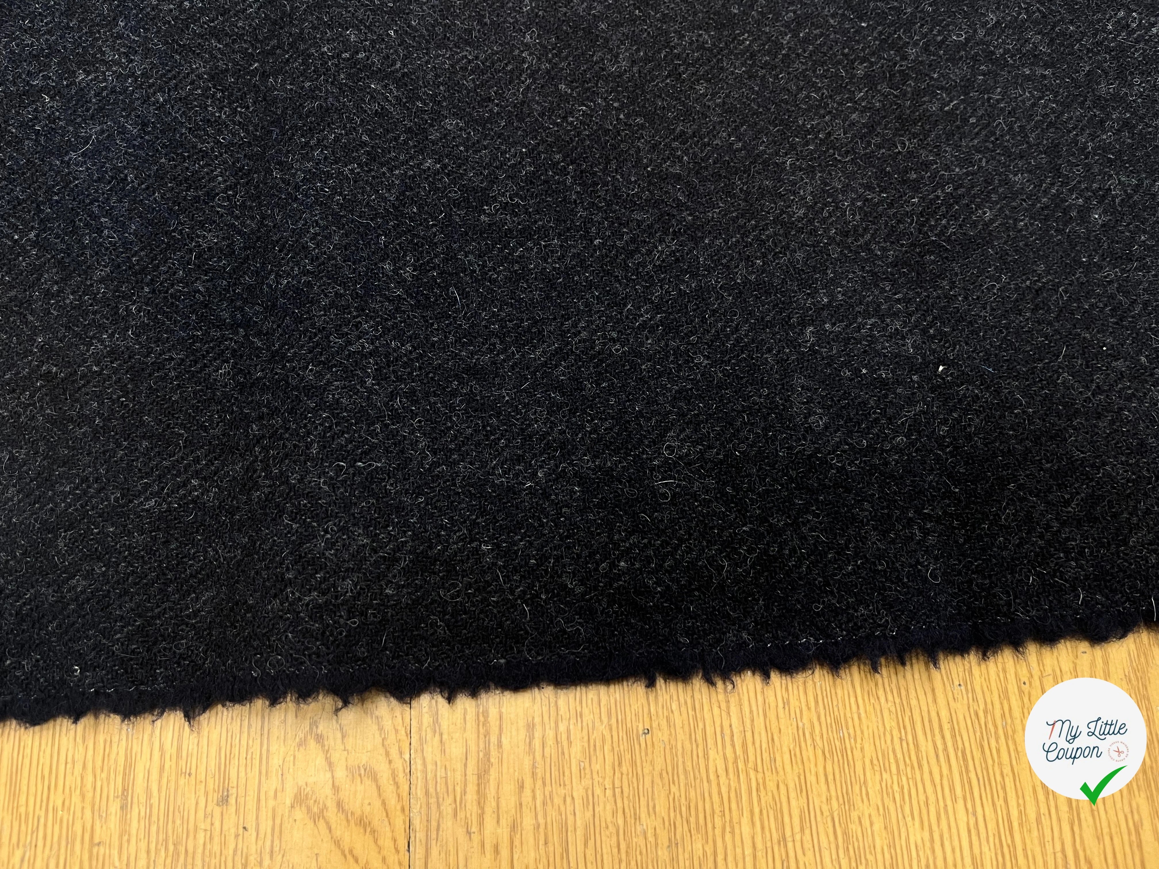 (CHUTE)CABAN DE LAINE BLEU GRIS CROCHET - My Little Coupon