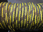 CORDON TRESSÉ ROND JAUNE, GRIS, MARRON 7mm - My Little Coupon