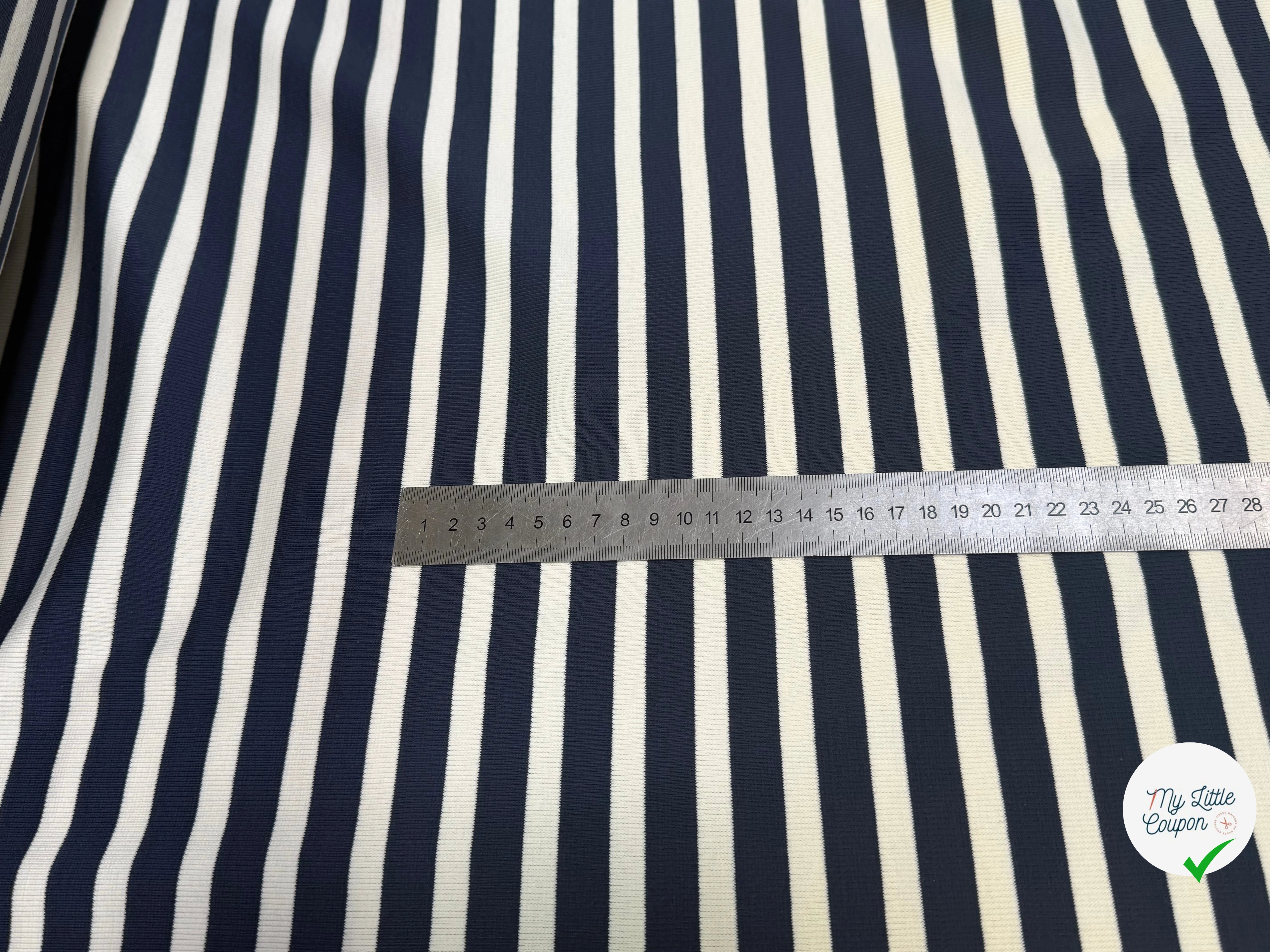 CÔTE 2/1 BLEU INK/CRAIE 90 DE LAIZE 98% COTON - My Little Coupon