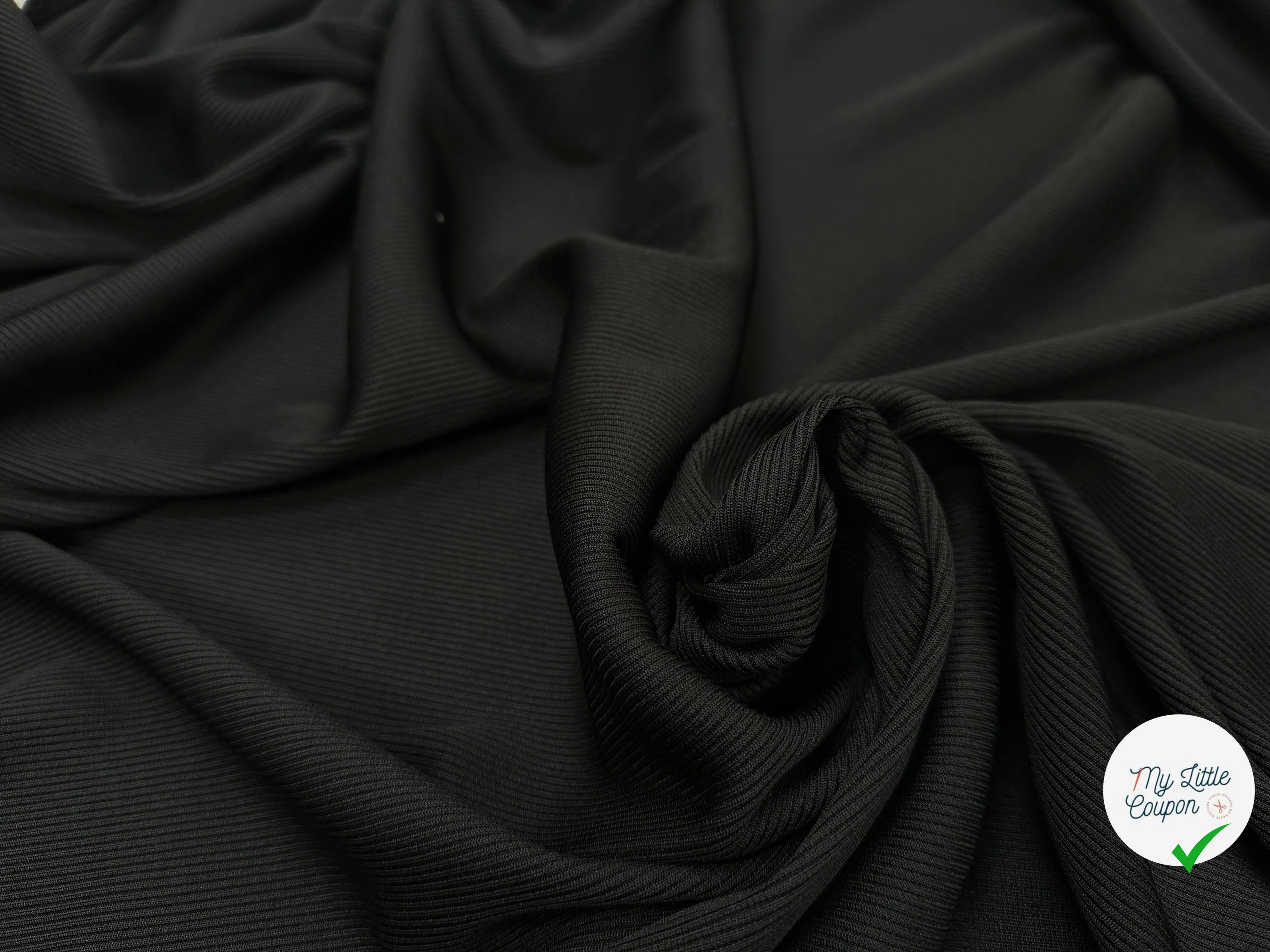 COTÉ DE CHEVAL RIB STRETCH BLACK MLC INTERN