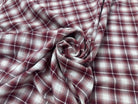 COTON A CARREAUX ROUGE BLANC BORDEAUX - My Little Coupon