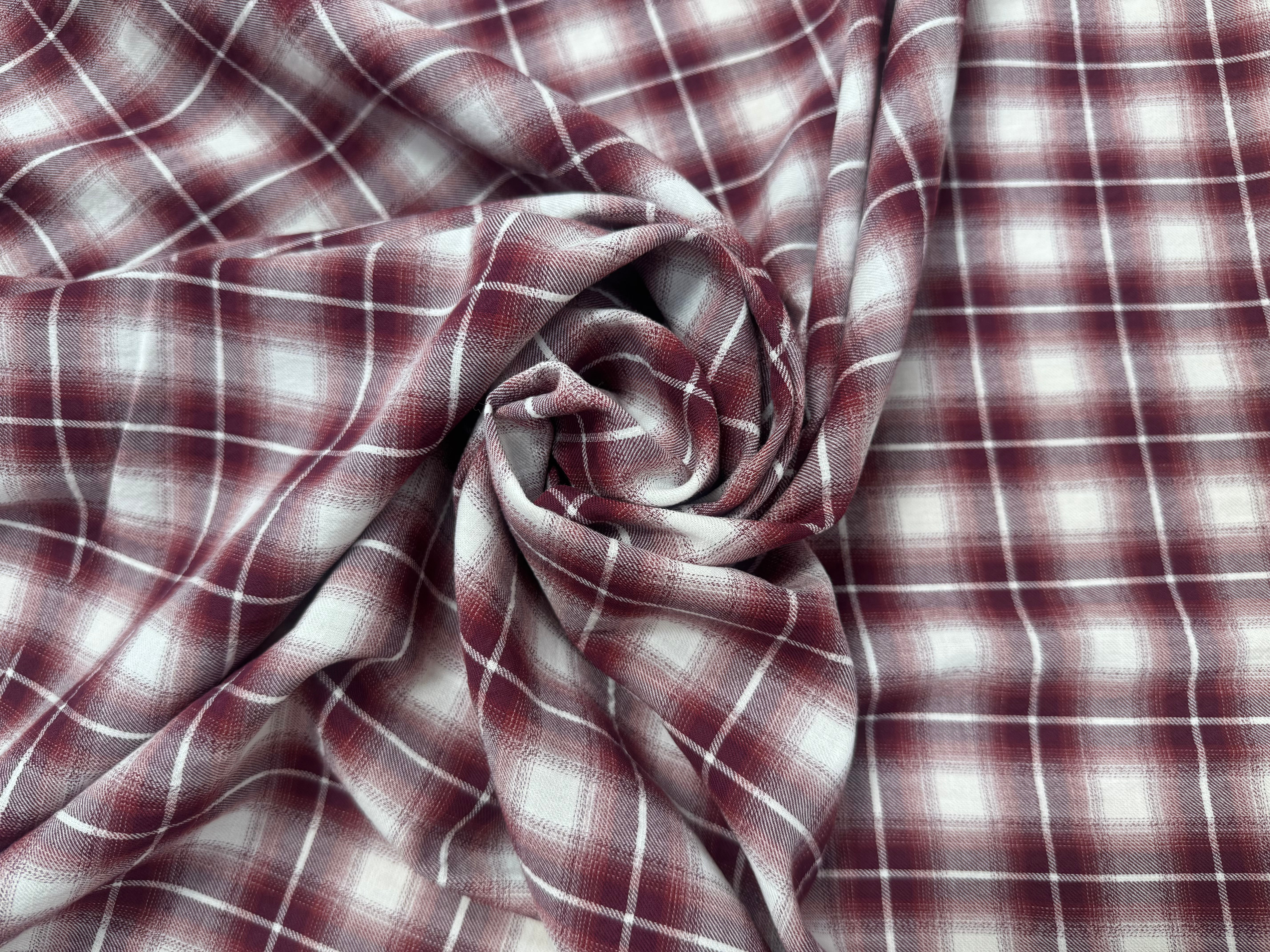 COTON A CARREAUX ROUGE BLANC BORDEAUX - My Little Coupon