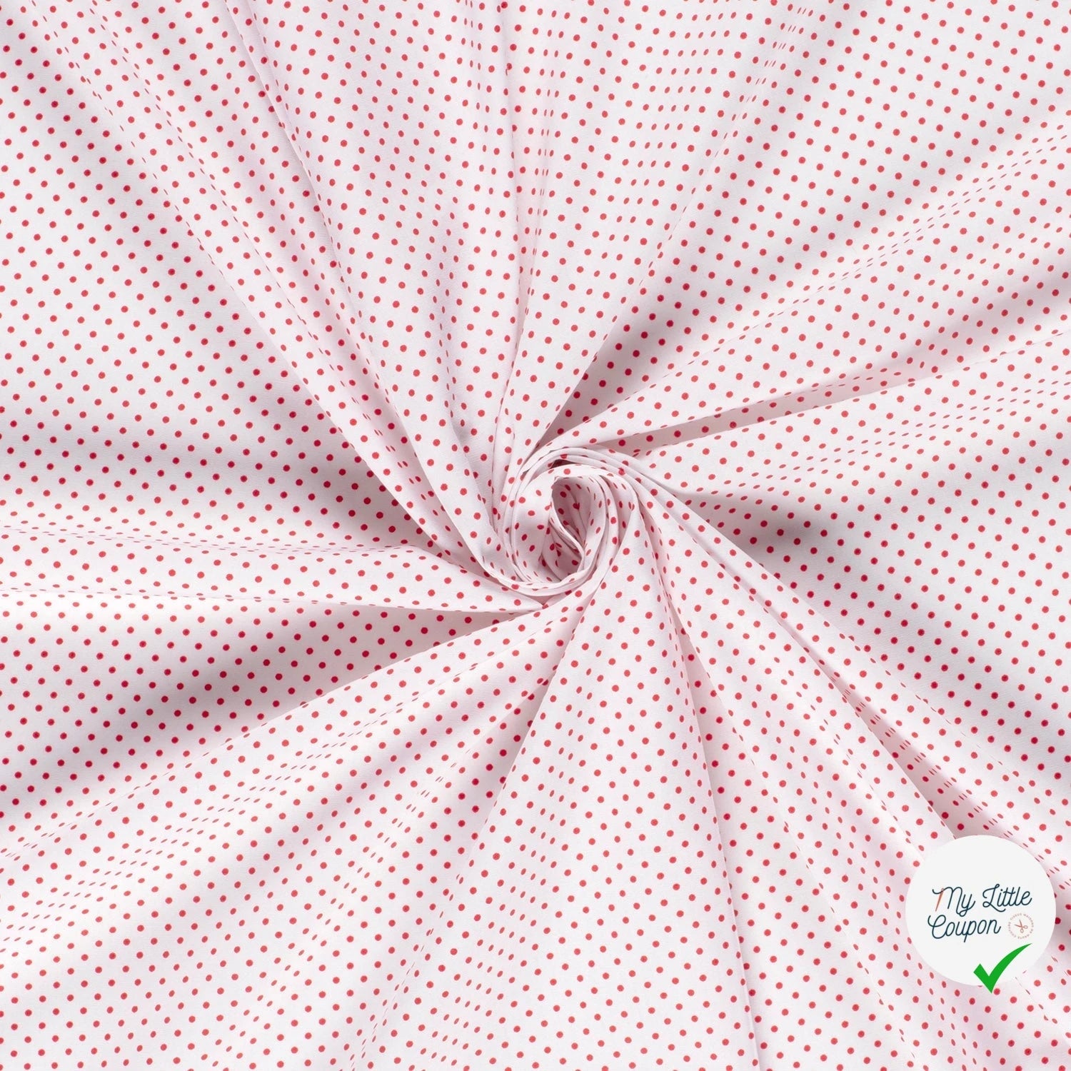 COTON À POIS PETITE TAILLE BLANC - My Little Coupon