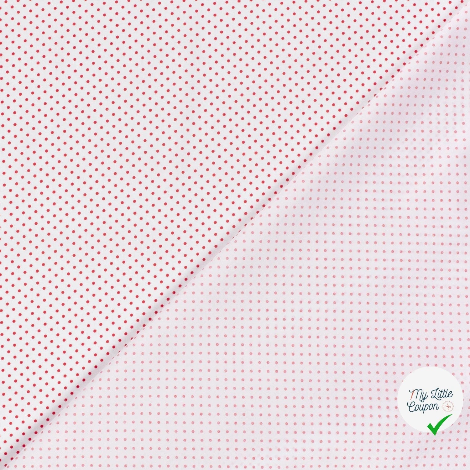 COTON À POIS PETITE TAILLE BLANC - My Little Coupon