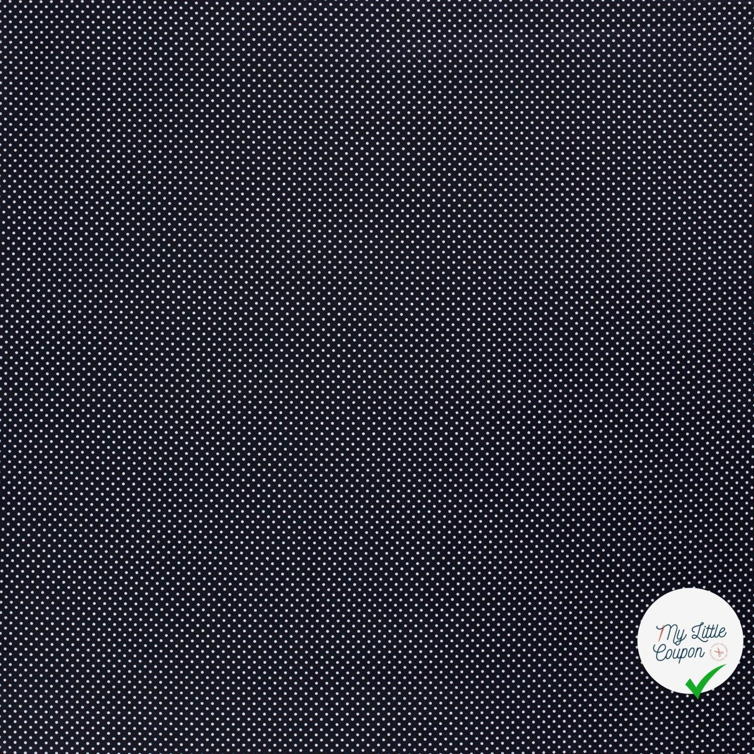 COTON À POIS PETITE TAILLE BLEU MARINE - My Little Coupon