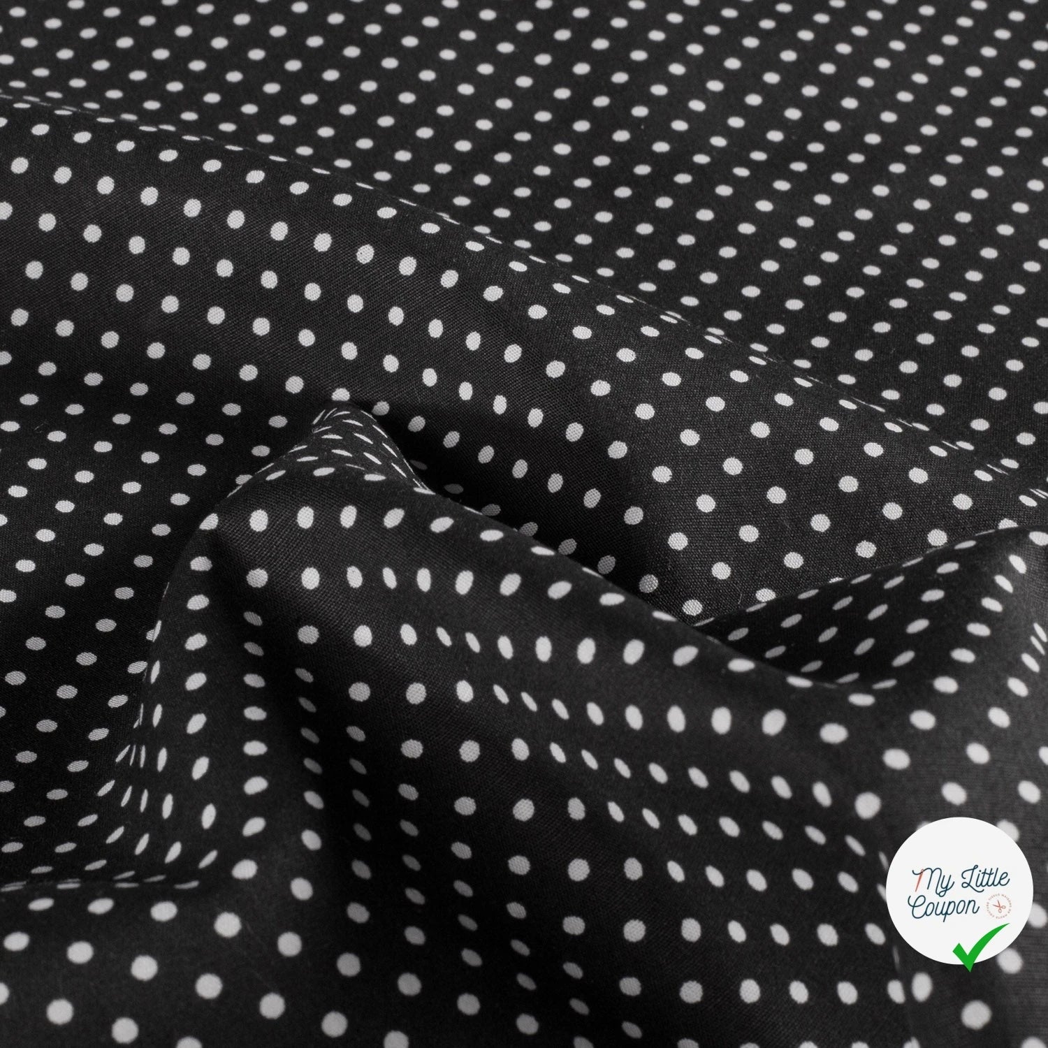 COTON À POIS PETITE TAILLE NOIR - My Little Coupon